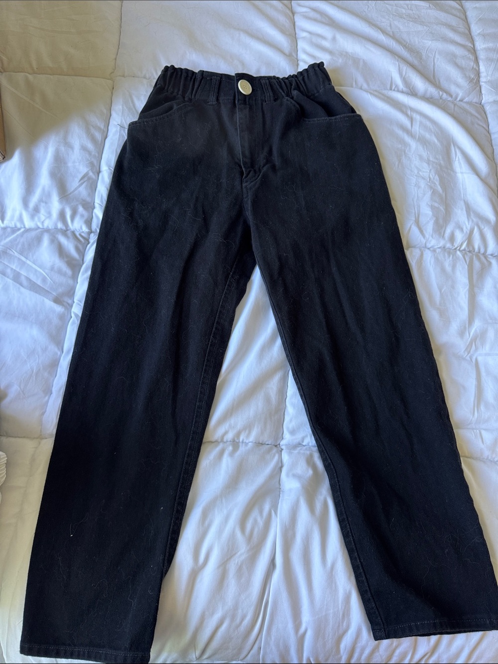 Emerson Fry Black trousers cropped Jeans XS